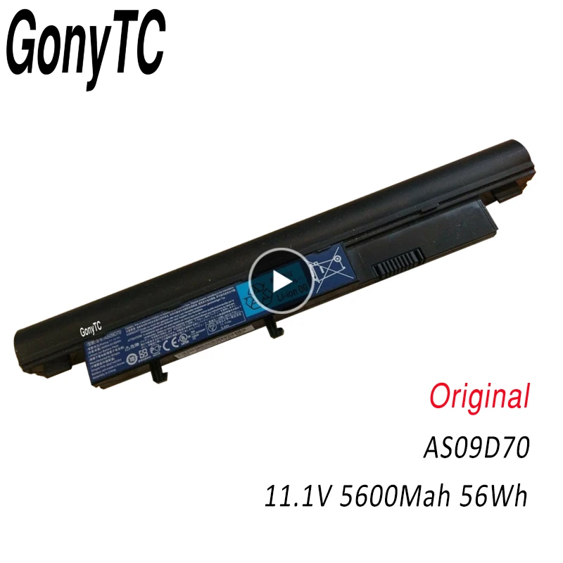 GONYTC AS09D70 аккумуляторная батареядля ноутбука acer AS09D56 AS09F34 AS09D71 для Aspire Timeline 3810 т 4810 5810 т 4810 5810 8471 8471G 8571