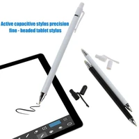 2 in 1 touch screen pen stylus thin capacitive universal for tablet phone pc