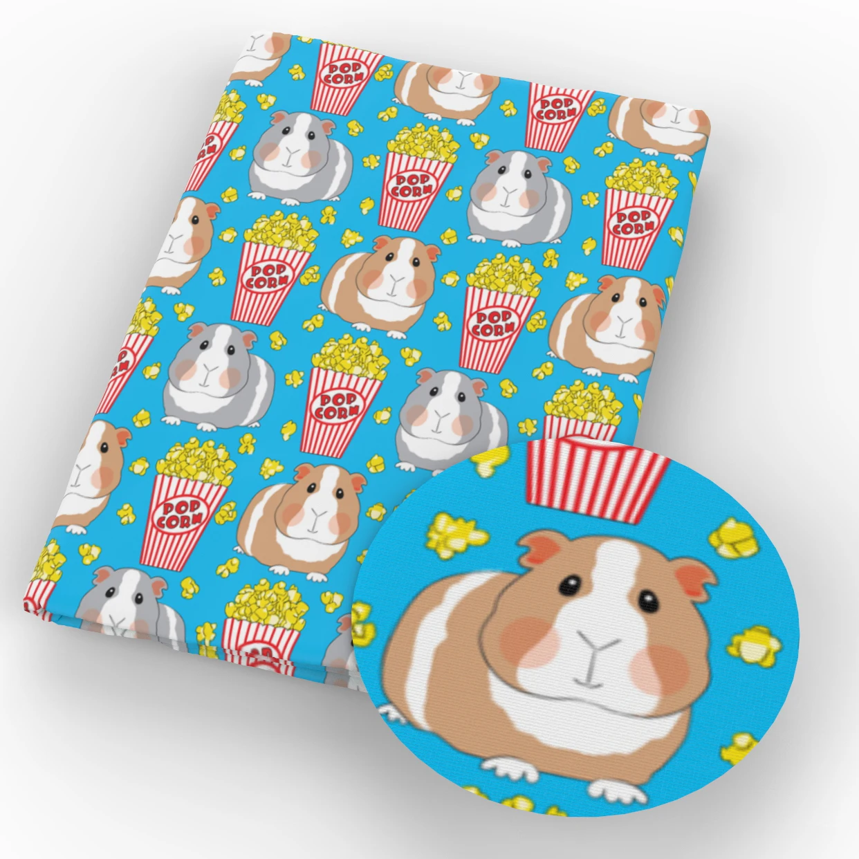 50*145 см мультяшная Лоскутная печатная Полиэстеровая хлопковая ткань для тканей