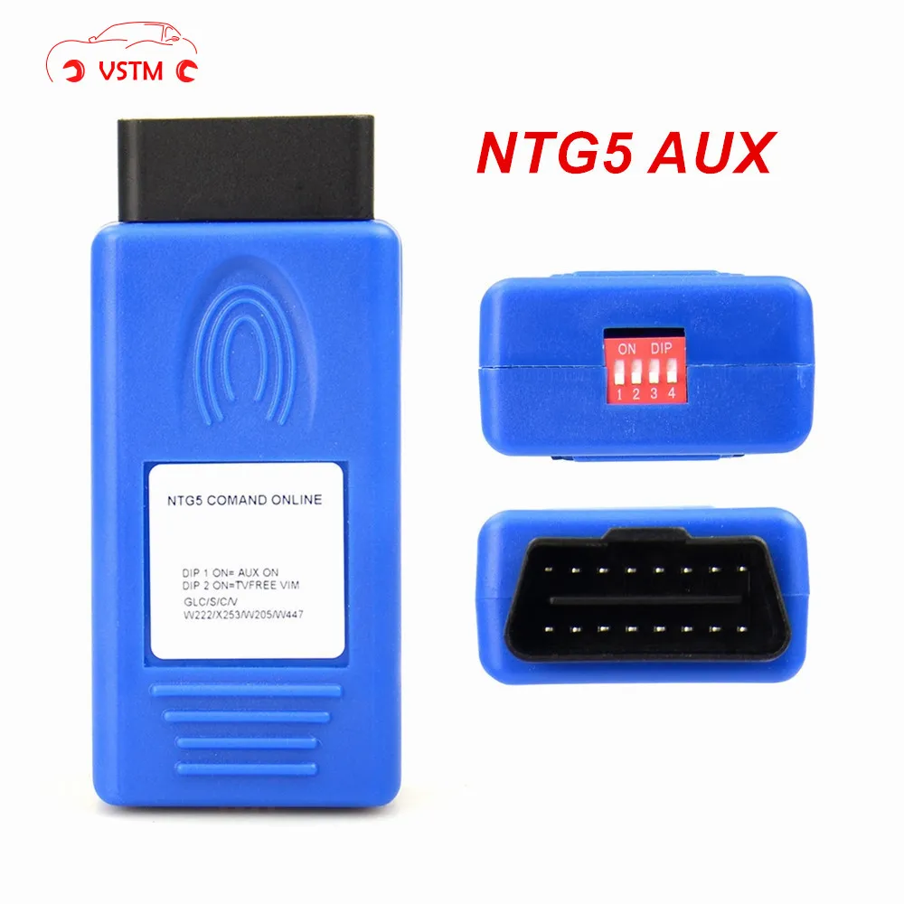 

Newest For COMAND ONLINE NTG5 OBD AUX IN & VIM ACTIVATOR work for C/GLC/S/V CLASS W205 X253 W222 W447 NTG 5 AUX For Mercedes