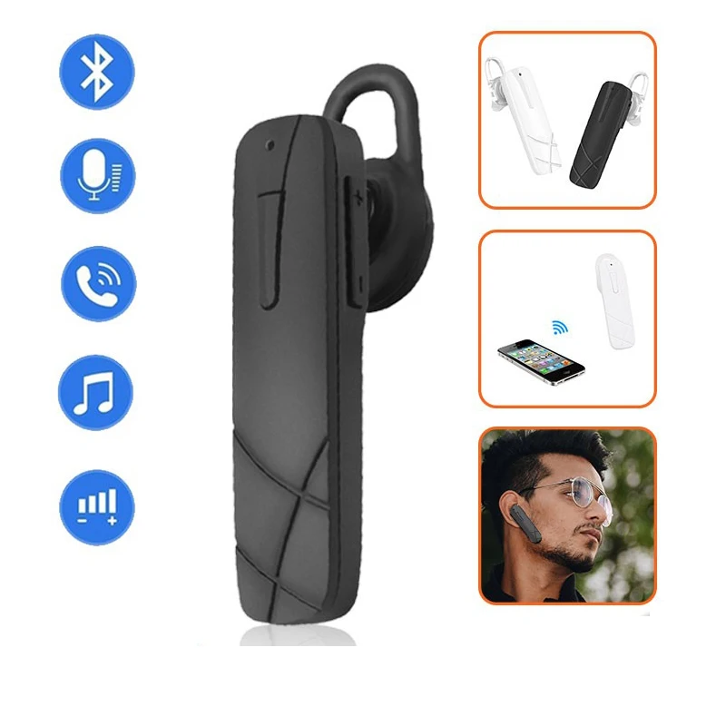 M165 M163 Mini Bluetooth 4 0 спортивные официальные Беспроводные наушники с ушным крючком