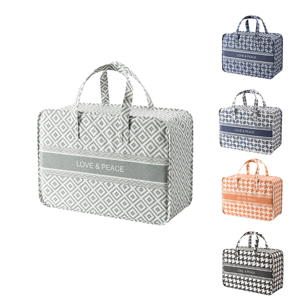 

Сумки для путешествий хранения больших Ёмкость хлопок линия Материал прочные практичный изысканный принт Сумки из натуральной кожи, спосо...