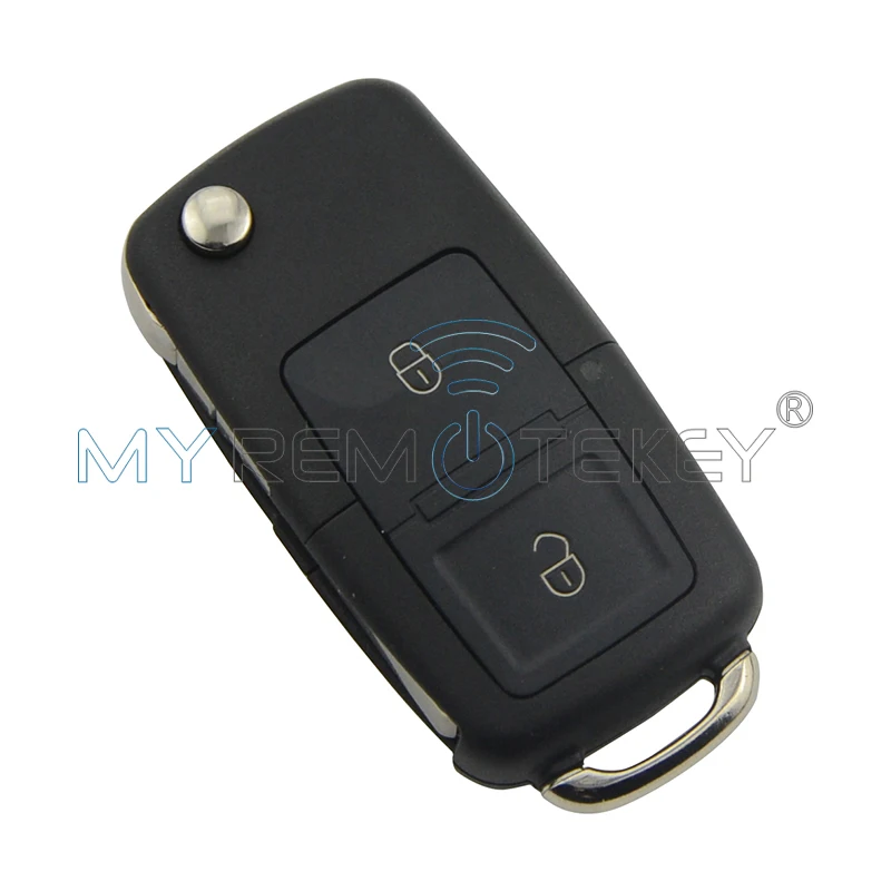 Раскладной Автомобильный Дистанционный ключ для VW Volkswagen Passat Golf Bora Beetle Skoda Seat 2