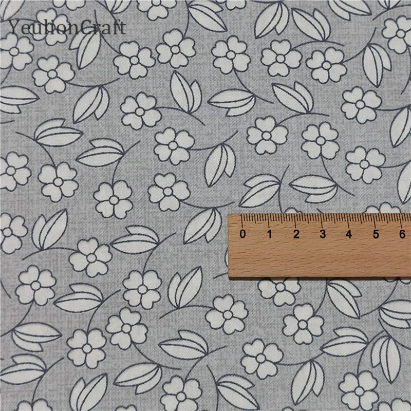 YeulionCraft цветочный из хлопчатобумажной ткани Лоскутная Ткань DIY для шитья детских