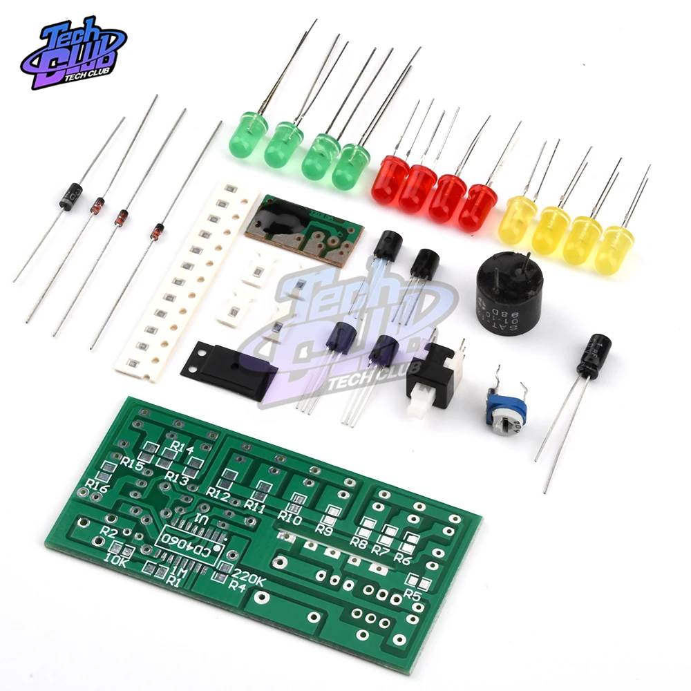 Музыкальный фонарь CD4060 набор сделай сам фэнтезисветильник производство