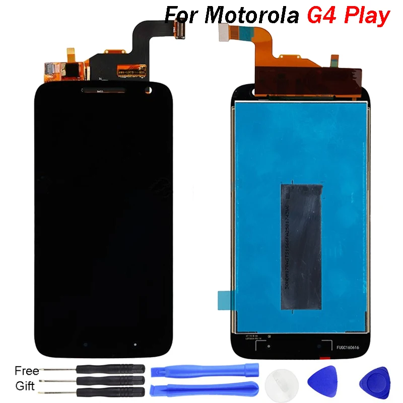 Для Motorola G4 PLAY LCD дисплей сенсорный экран дигитайзер сборка Xt1601 Xt1602 XT1603 Xt1604 для MOTO