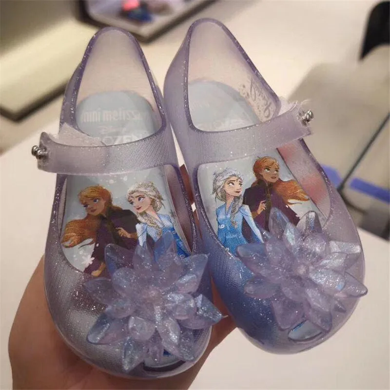 Mini Melissa Ultragirl оригинальные прозрачные сандалии с узлом-бабочкой для девочек, детские сандалии, детская пляжная обувь, нескользящая обувь для малышей