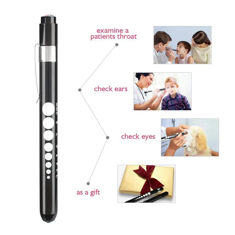 TOPCOM Медсестра Карманный Penlight Врач Ручка свет Аварийный Желтый Луч