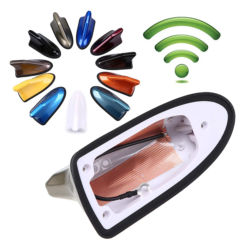 

Universal Car Shark Antenna Signal Amplifier Car Radio Aerials Car Roof Decoration Auto Side Replacement for VW BMW Toyota Honda