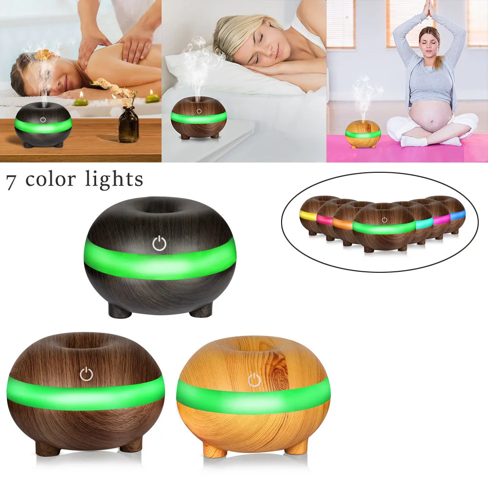 Увлажнитель-Ароматизатор воздуха ультразвуковой с питанием от USB и светодиодной