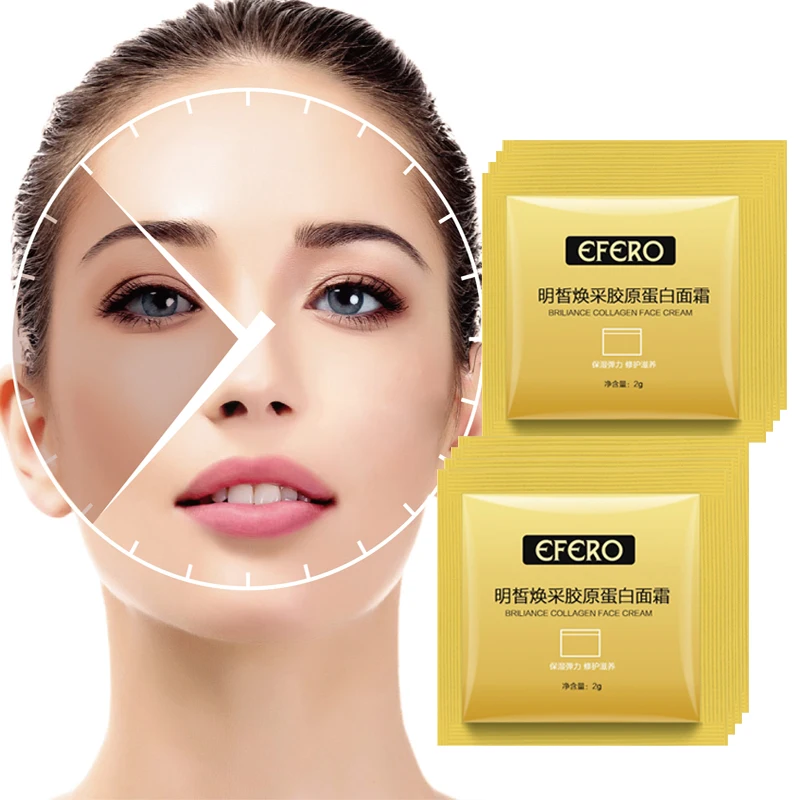 

efero 10packs Face Day Cream Anti Wrinkle Anti Aging Lifting Firming Hyaluronic Acid Face Cream Whitening Nourishing Face Serum