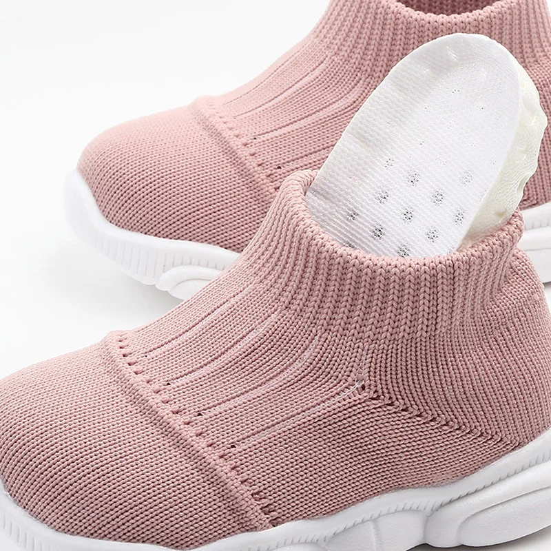 Кроссовки Детские хлопковые на мягкой подошве с сеткой | Детская одежда и обувь