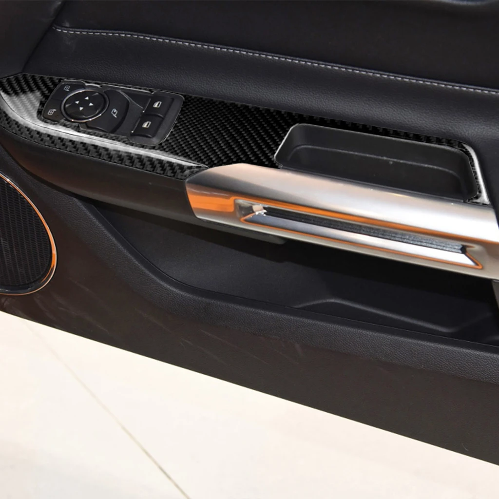 

Подходит для Mustang, аксессуары для салона из углеродного волокна, подъемный костюм Mustang (2015-2020)