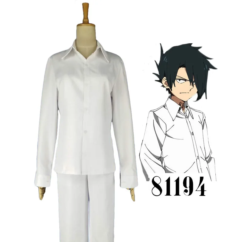 

The Promised Neverland Cosplay Costume Anime Yakusoku no Neverland Emma Norman Ray Cosplay Costume Women Men School Uniforms