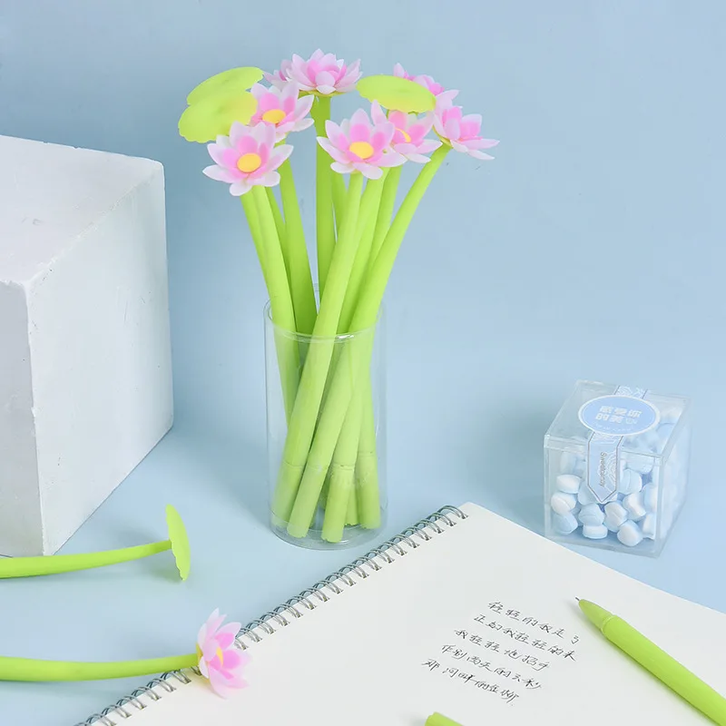 48 шт./коркор. милые канцелярские принадлежности летняя гелевая ручка с листьями