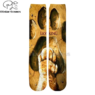 2 Plstar Cosmos the Lion King Simba Носки с рисунком 3d носки для мужчин и женщин забавные животные высокого качества носки с героями мультфильмов dropshopping-1 - Цвет: 2