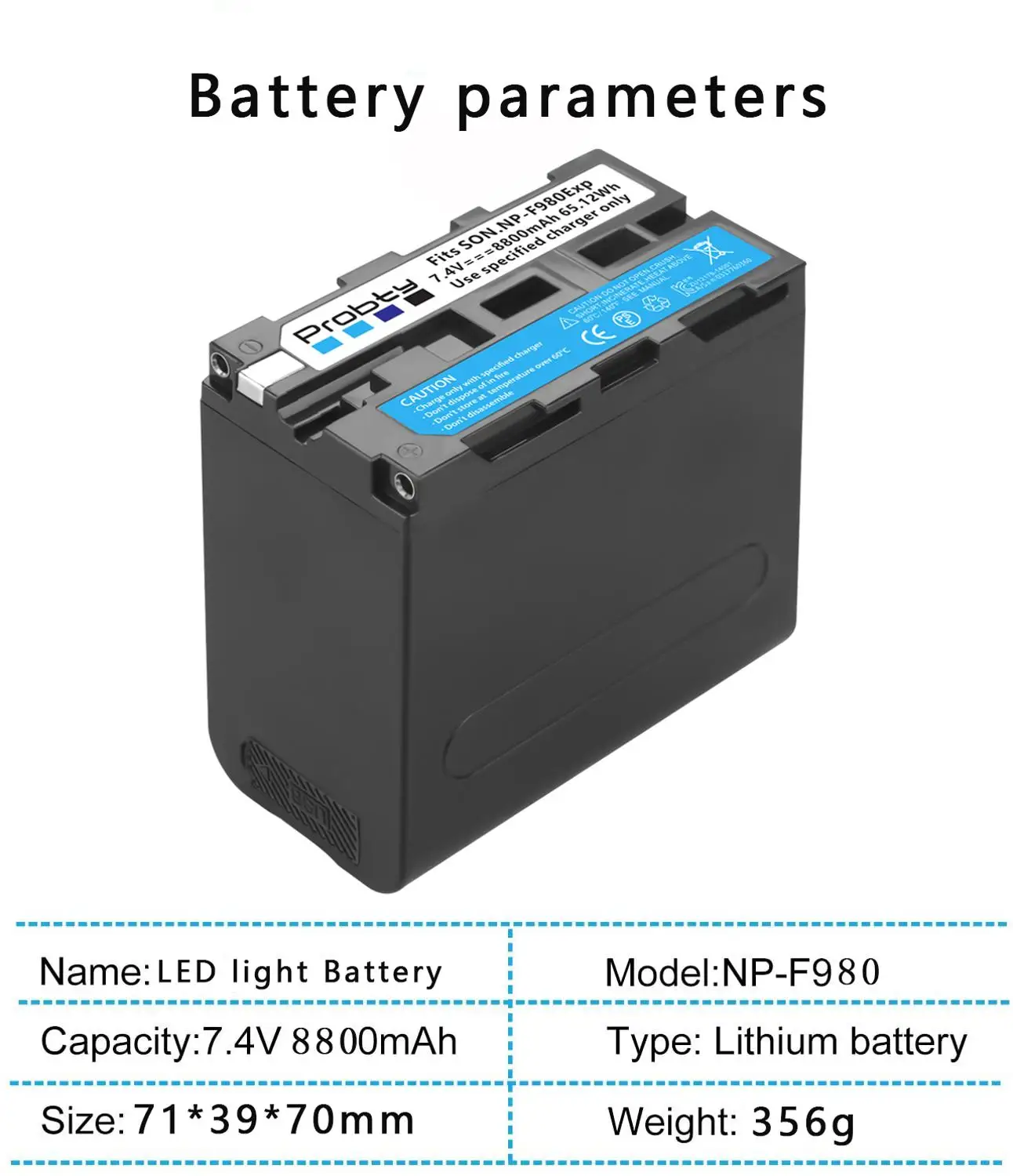 Аккумулятор для NP-F970 F960 8800 мАч | Электроника