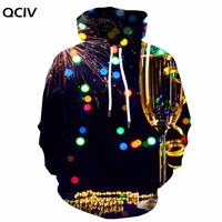 qciv brand colorful sweatshirts men new year hoodie print beer hooded casual party 3d printed long sleeve streetwear casual new