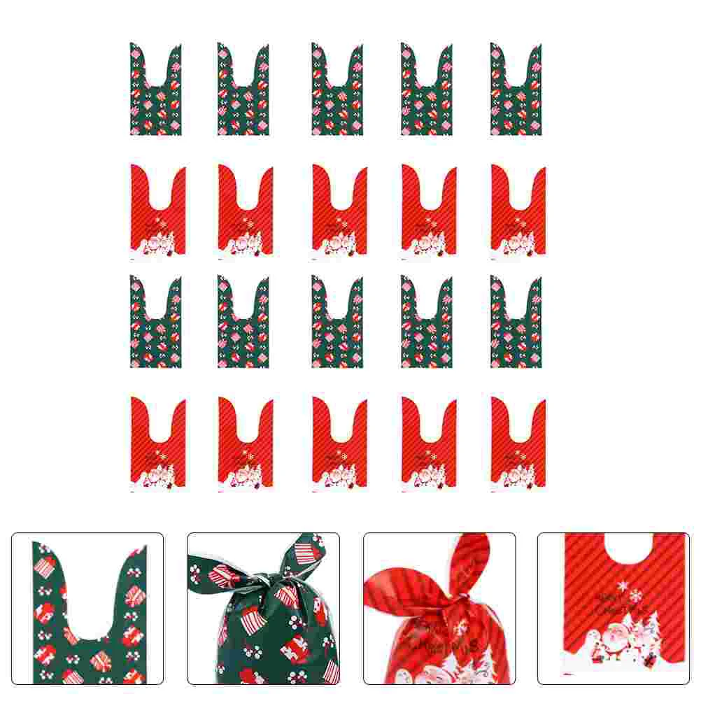 

100 шт., оригинальные упаковочные пакеты, прекрасные пакеты с нугой (разные цвета)