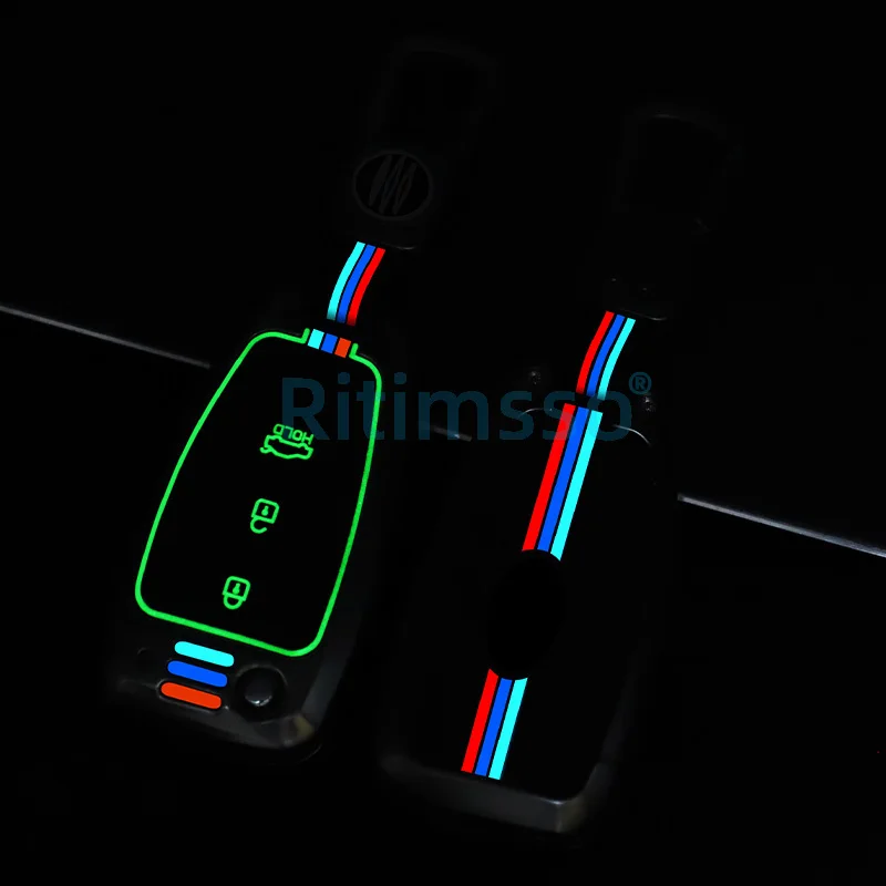 Чехол-книжка для автомобильного ключа из цинкового сплава Hyundai Elantra Solaris Tucson i30 i35