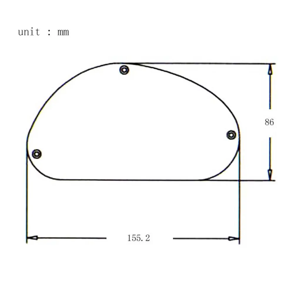 Задняя панель для гитары черный прочный 155 мм | Спорт и развлечения