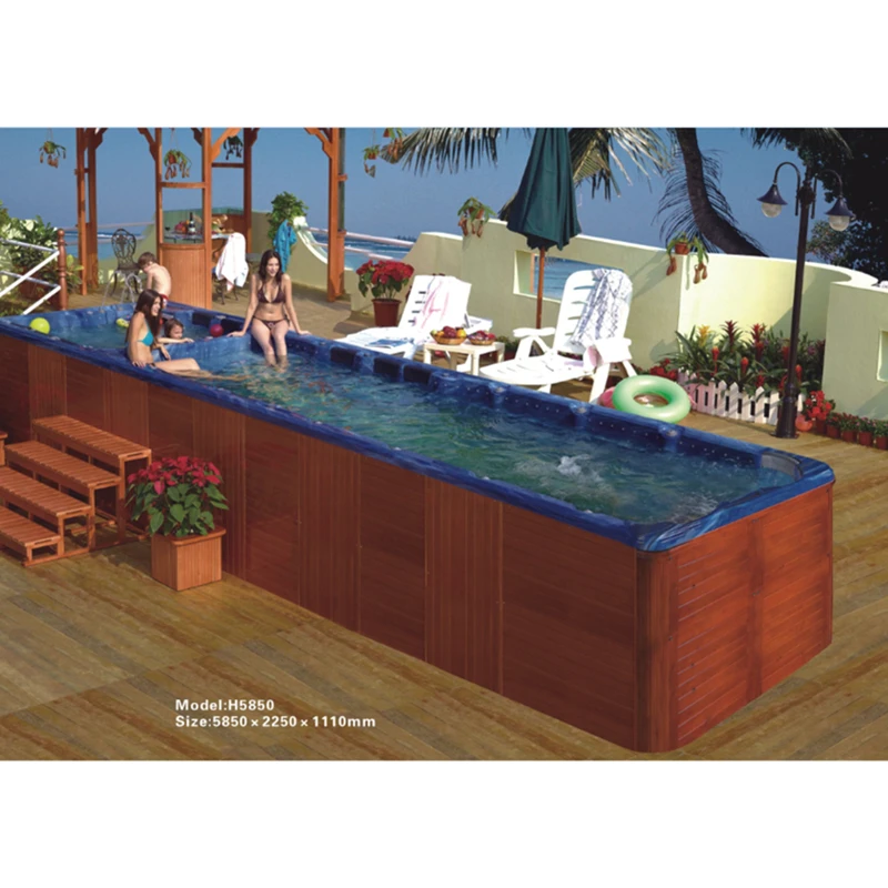 Открытый бассейн с джакузи массажная ванна телевизором| |