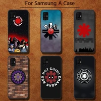 american rock band rhcp phone cases for samsung a91 01 10s 11 20 21 31 40 50 70 71 80 a2 core a10