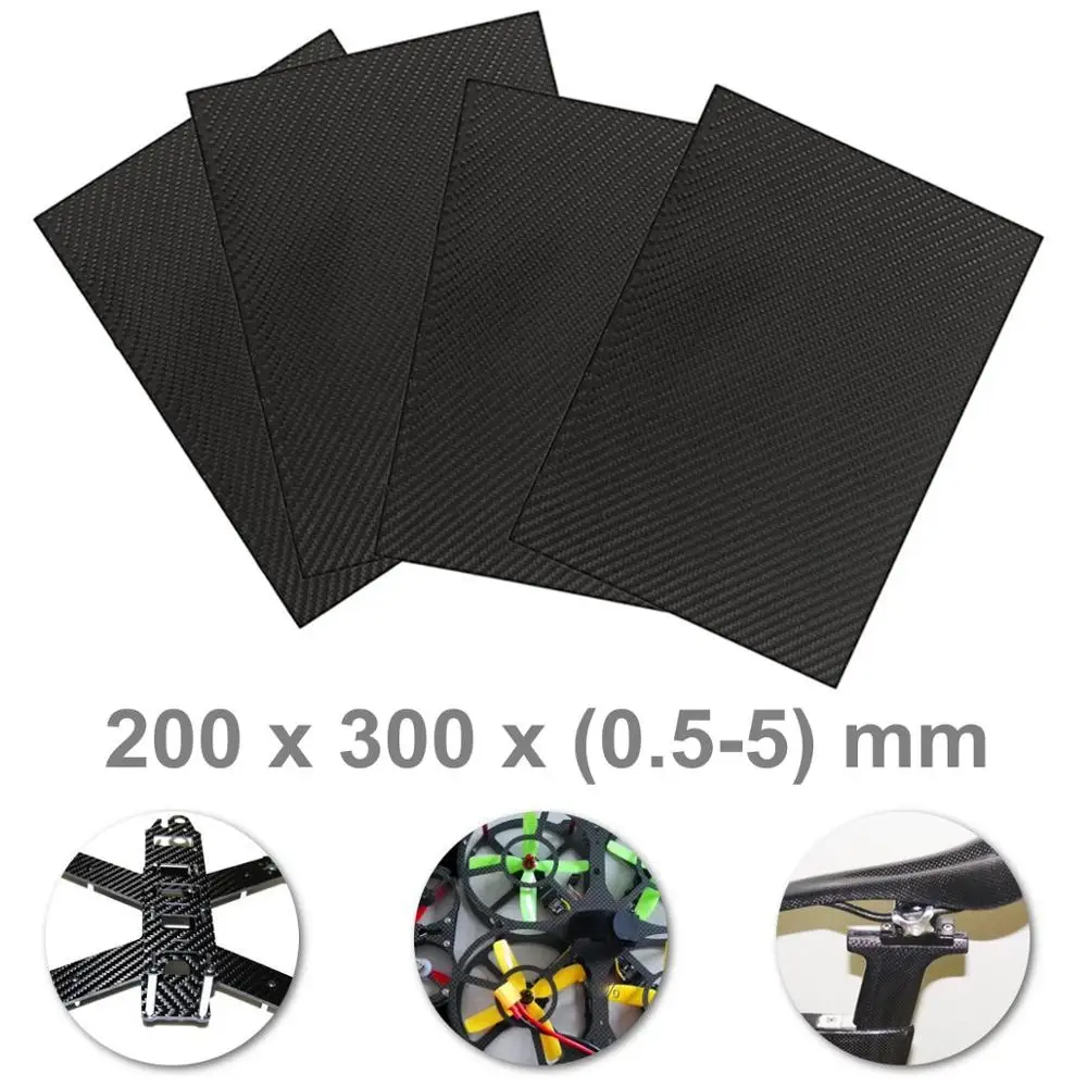 0 5 мм 3K superficie mate sarga placas de Panel carbono Mate rial alta dureza compuesto Anti UV Placa fibra carbono|Детали и