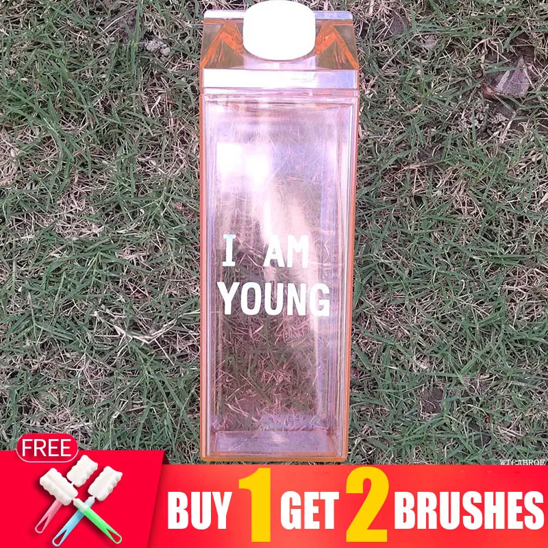 1000 мл Пластиковые товары продажа бутылка для воды Тур питьевой формы милый Kawaii