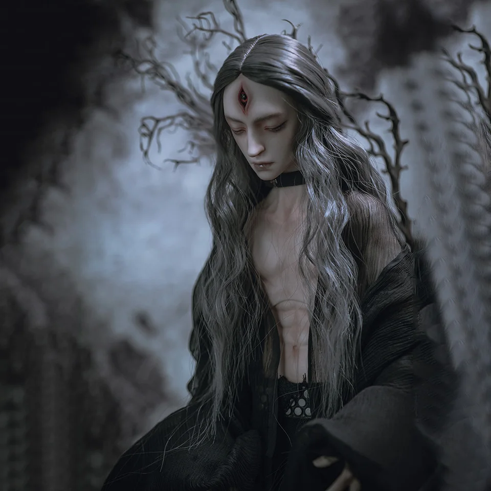 

Bybrana 1/3 1/4 1/6 1/8 SD BJD Doll Wig High Temperature Fiber Long BJD Wig New Design Synthetic Doll Hair Accessories For Dolls
