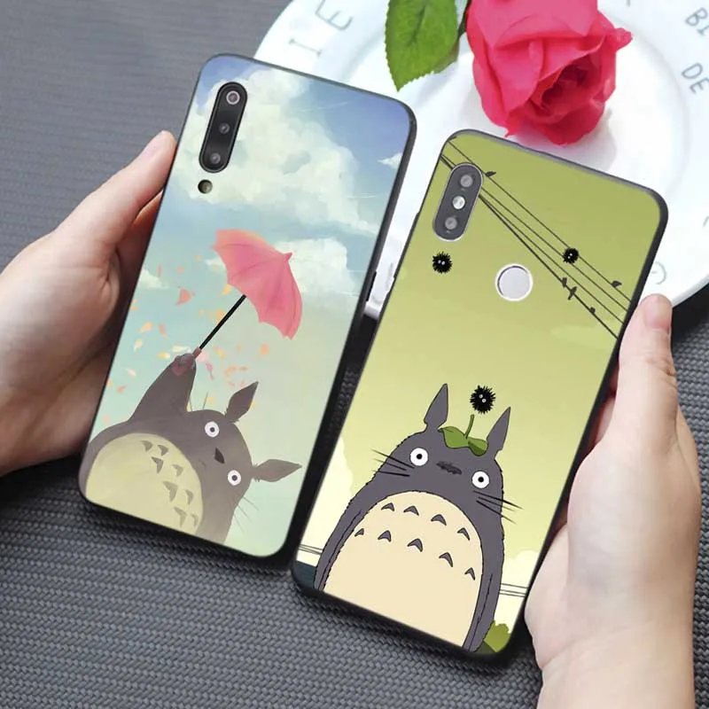 Totoro Spirited Away for xiaomi redmi k30 note 8 pro 8a a3 9t 10 Soft Silicone Phone Case |