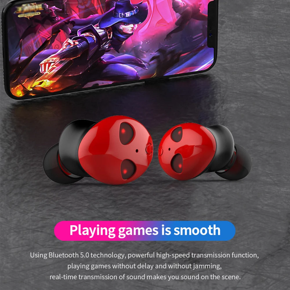 Bundwin PK i9000 TWS Bluetooth 5.0 Noise Cancelling Headset Binaural Earphone Touch Control True Wireless Earbuds Waterproof | Электроника