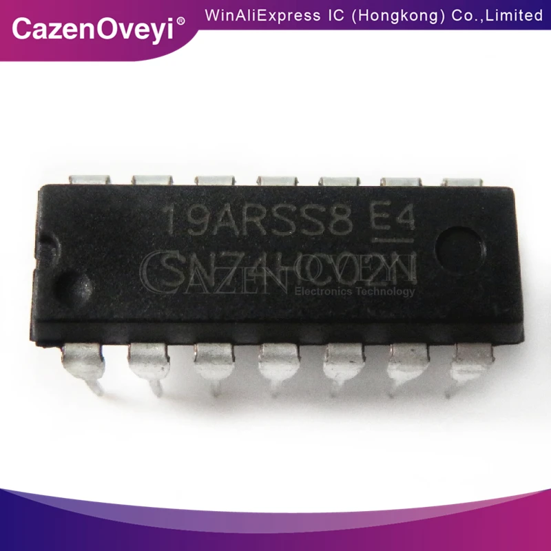 

10 шт./лот SN74HC02N SN74HC02 74HC02N 74HC02 DIP-14 новая Оригинальная фотография