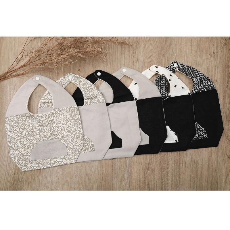 

Fashion Cotton Linen Baby Bibs Newbron Burp Cloth Toddler Kids Feeding Apron Saliva Towel