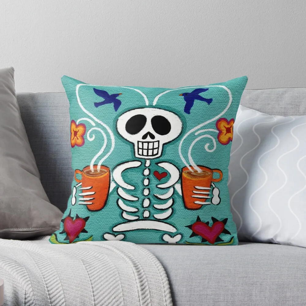 

Coffee is Forever Throw Pillow Pillow Case Polyester Home Decora Pillowcases Throw Pillow Case kussensloop almohada poszewka