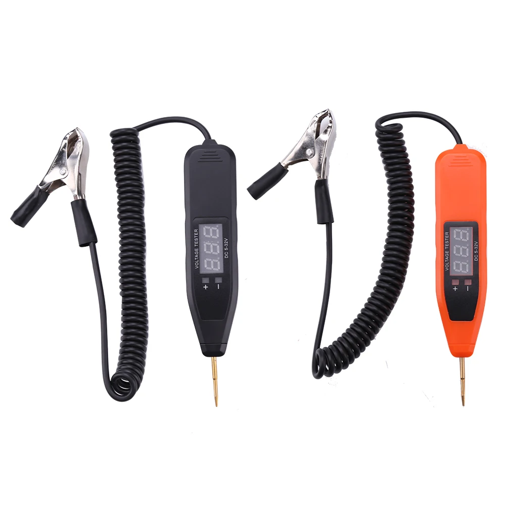 

5-32V Car LCD Digital Electric Voltage Tester Pen Power Probe Pencil Detector Non-Contact Circuit Tester