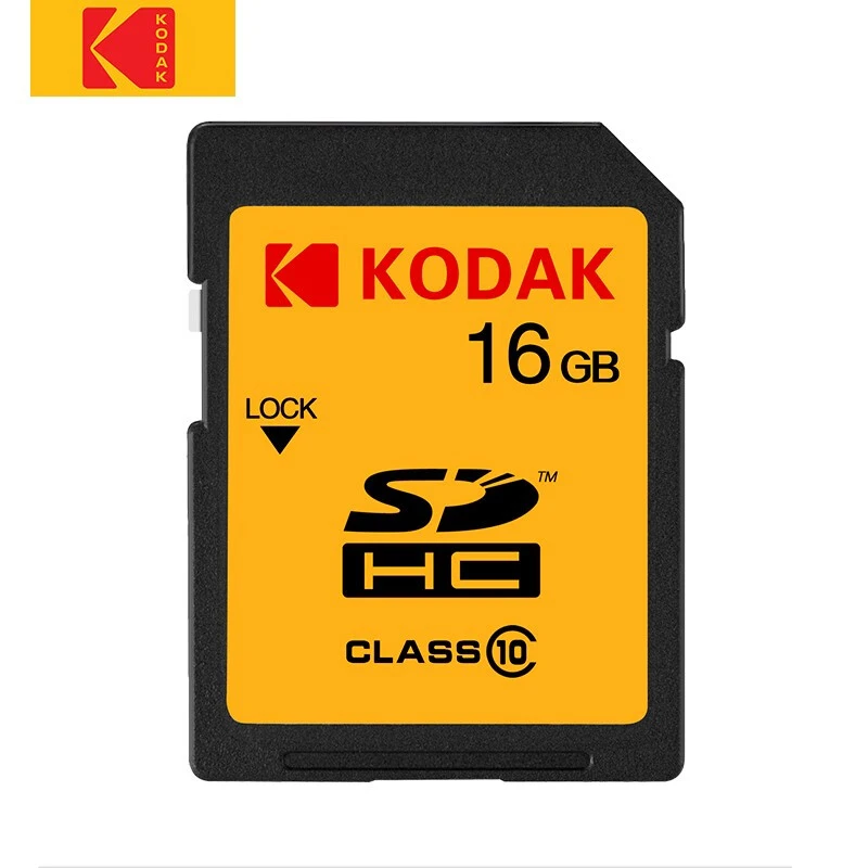 16GB Sd-карта Kodak 64 Гб карта памяти 128 ГБ SDXC U3 V30 carte sd 256 ГБ для sony Canon Nikon micro SLR цифровая камера cartao de memoria - Емкость: 16GB