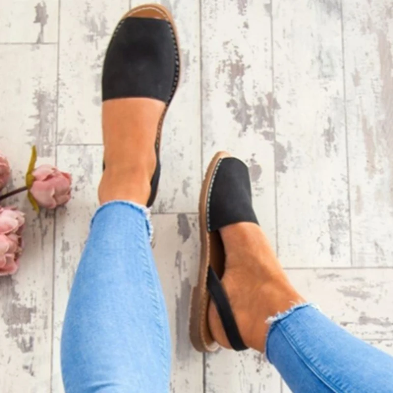 Размера плюс Большие размеры 35-43 Женские сандалии Женская летняя обувь с