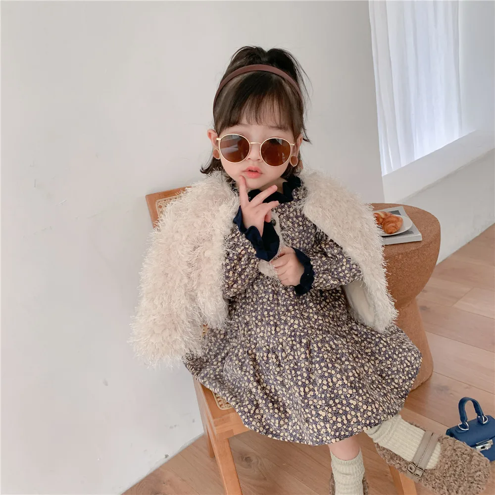 

Cute Winter Spring Autumn Children Coat Kids Baby Clothes Girls Overcoat Thicken Jackets Outwear Tops Black Beige High Quality