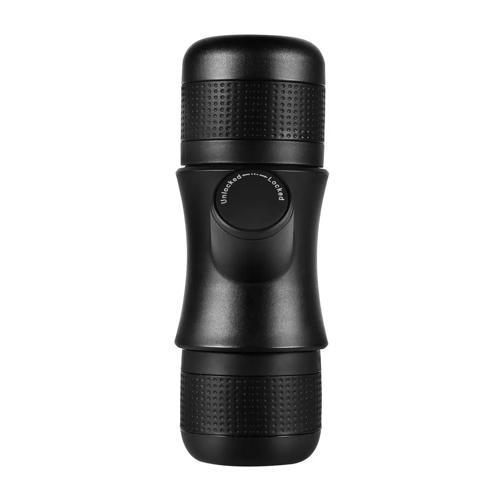 Черный пластик Прочный портативный мини ручной Эспрессо машина 100 мл кофе для