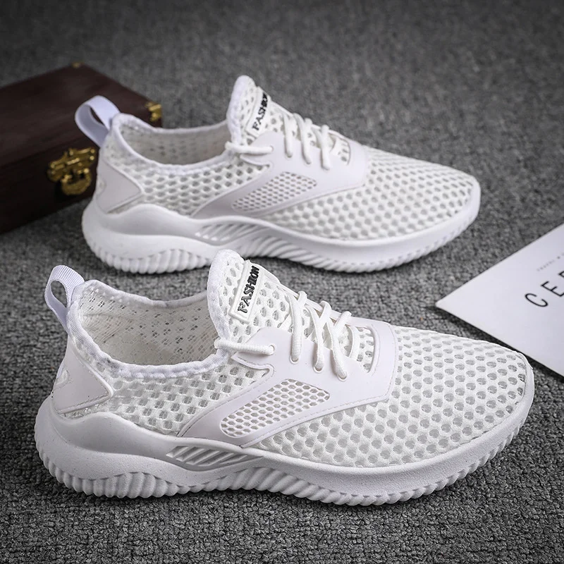 

Mesh Fly Woven Breathable All-match Casual Shoes Outdoor Running Shoes Men's Shoes 2022 Summer New Style