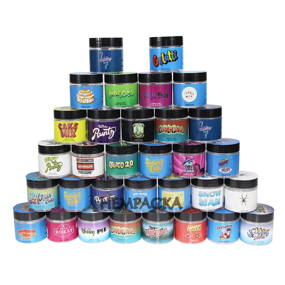 Пластиковая пустая герметичная Коробка 50 мл контейнер для хранения трав цветов