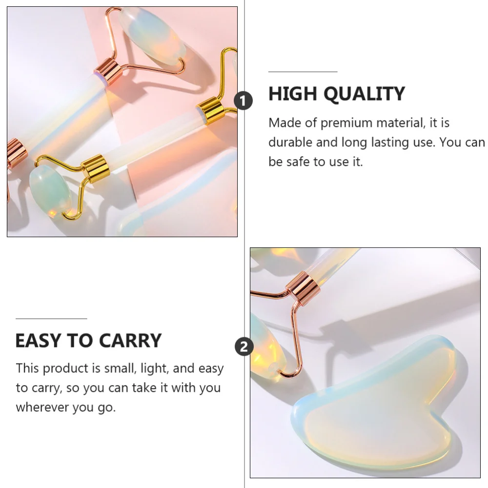 

2pcs Therapy Scrape Plate Deep Tissue Scraping Piece Beauty Roller
