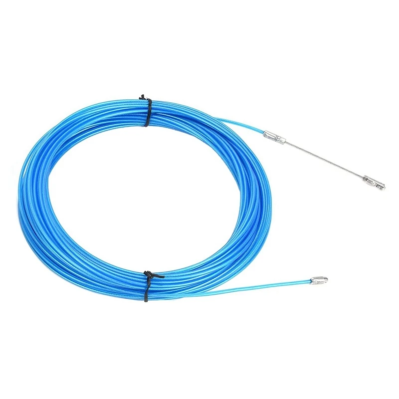 

Steel Cable Fish Tape Wire Through Wall Wire Threader Ducting Cable Pullers for Electrical Cables Fastener Tools (24M)