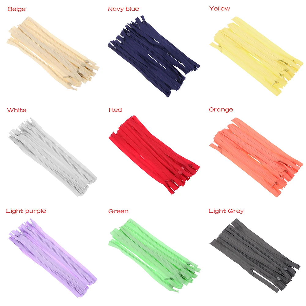 10 шт. нейлоновые невидимые молнии для одежды одежды|Молнии| |