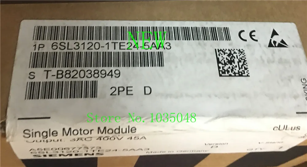 

1P6SL3120-1TE24-5AA3 New Fast Delivery