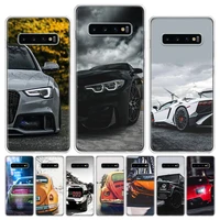 sports cars male men phone case for galaxy note 20 ultra 10 lite 9 8 m52 m51 m32 m31s m30s m21 m12 m11 samsung j8 j6 plus j4 f62