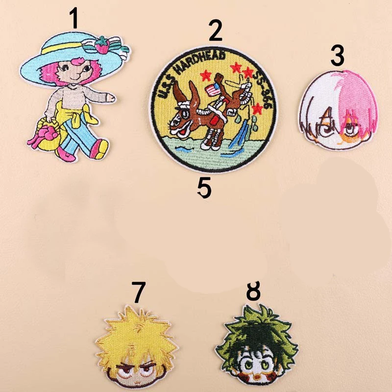 PGY горячая Распродажа Мультяшные нашивки мышь фильм звезды патчи железные одежда