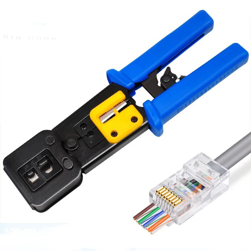 EZ RJ45 инструмент щипцы ручной Сетевой Инструмент для зачистки плоскогубцы RJ12 Cat5