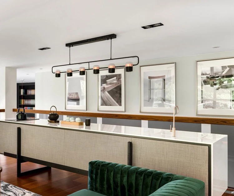 

Dining hall lamp chandelier modern minimalist living room creative personality Nordic post-modern bedroom bar bedside chandelier